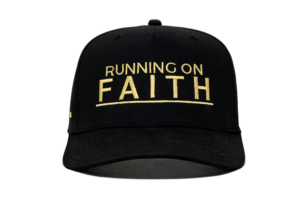 The Running On Faith Snapback // Midnight Edition