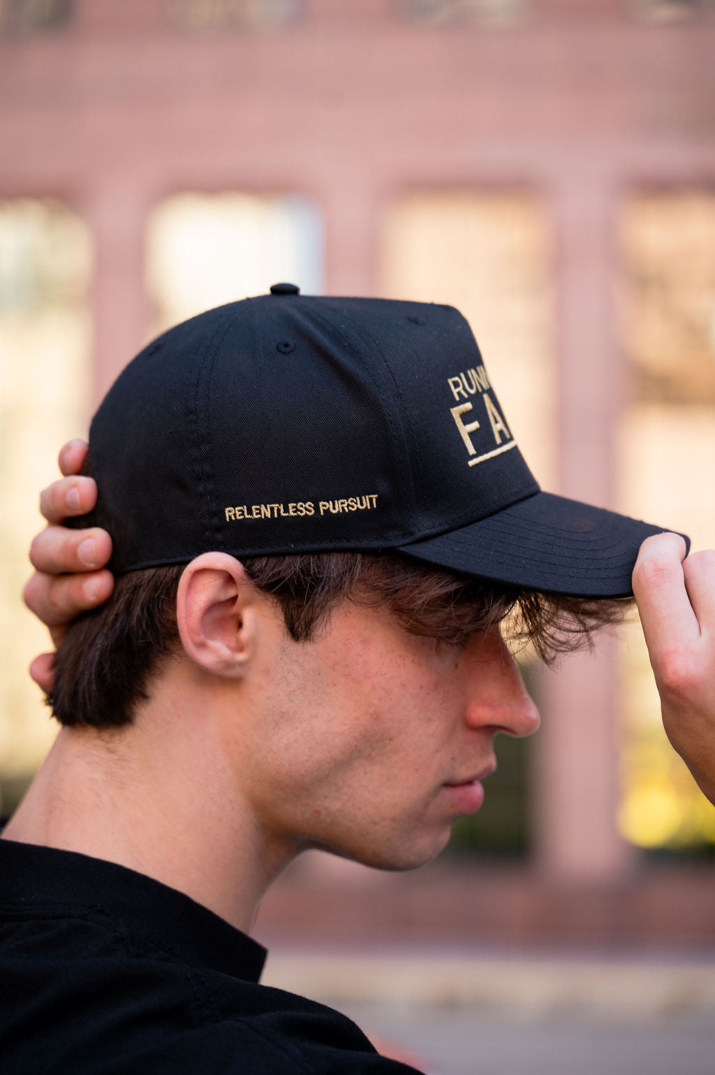 The Running On Faith Snapback // Midnight Edition