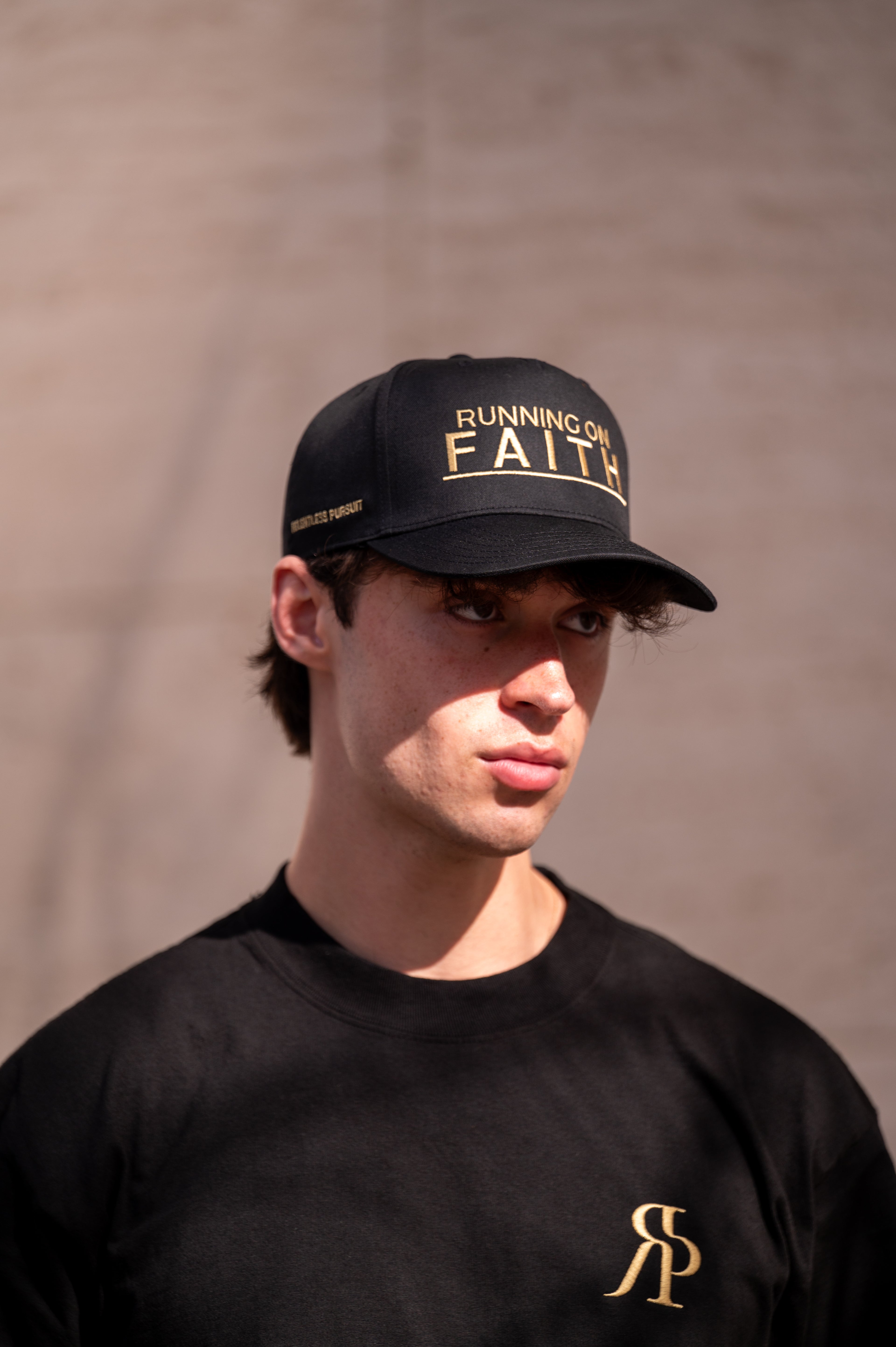 The Running On Faith Snapback // Midnight Edition